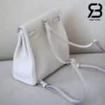 Balo Hermes Kelly Ado Backpack Kem Craie Clemence Best Quality