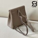 Balo Hermes Kelly Ado Backpack Xám Etoupe Clemence Best Quality