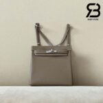 Balo Hermes Kelly Ado Backpack Xám Etoupe Clemence Best Quality