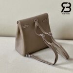 Balo Hermes Kelly Ado Backpack Xám Etoupe Clemence Best Quality