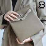 Balo Hermes Kelly Ado Backpack Xám Etoupe Clemence Best Quality