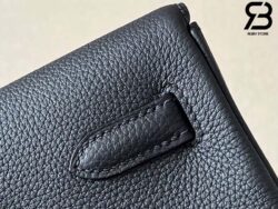 Balo Hermes Kelly Ado Backpack Đen Noir Clemence Best Quality