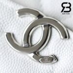 Túi Chanel 22SS Mini Clutch With Chain Màu Trắng Da Caviar Best Quality