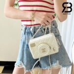 Túi Chanel 24 Camera Bag Màu Trắng Da Lambskin 16CM Best Quality