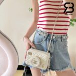 Túi Chanel 24 Camera Bag Màu Trắng Da Lambskin 16CM Best Quality