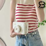 Túi Chanel 24 Camera Bag Màu Trắng Da Lambskin 16CM Best Quality