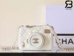 Túi Chanel 24 Camera Bag Màu Trắng Da Lambskin 16CM Best Quality