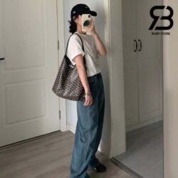 Túi Goyard Bohème Hobo Bag Màu Đen 43CM Best Quality