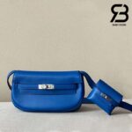 Túi Hermes Kelly Moove Bleu De France Da Swift PHW 20CM Best Quality