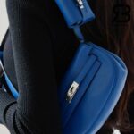 Túi Hermes Kelly Moove Bleu De France Da Swift PHW 20CM Best Quality
