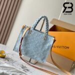 Túi LV Let Go PM Monogram Denim Sky Blue Best Quality