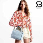 Túi LV Let Go PM Monogram Denim Sky Blue Best Quality