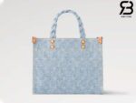 Túi LV Let Go PM Monogram Denim Sky Blue Best Quality