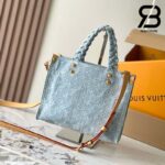Túi LV Let Go PM Monogram Denim Sky Blue Best Quality
