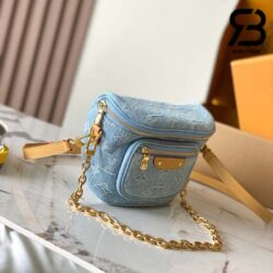 Túi LV Mini Bumbag Monogram Màu Xanh Denim 17CM Best Quality