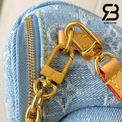Túi LV Mini Bumbag Monogram Màu Xanh Denim 17CM Best Quality