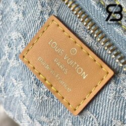 Túi LV Nano Speedy Monogram Màu Xanh Sky Denim 16CM Best Quality