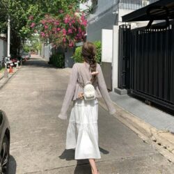 Ba Lô Chanel 24C Backpack Trắng Caiviar GHW 18CM Best Quality