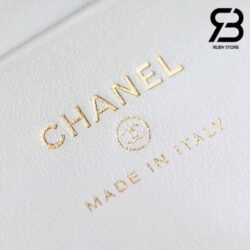 Ba Lô Chanel 24C Backpack Trắng Caiviar GHW 18CM Best Quality