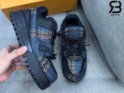 Giày Louis Vuitton Trainer Maxi Black Best Quality