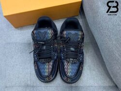 Giày Louis Vuitton Trainer Maxi Black Best Quality