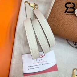 Túi Hermes Kelly 25 Retourne Hss Gold Craie Togo GHW Da Nhập Khâu Tay Best Quality (SALE)