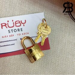 Túi Hermes Kelly 25 Retourne Hss Gold Craie Togo GHW Da Nhập Khâu Tay Best Quality (SALE)