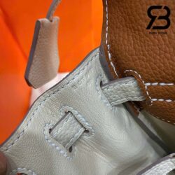 Túi Hermes Kelly 25 Retourne Hss Gold Craie Togo GHW Da Nhập Khâu Tay Best Quality (SALE)
