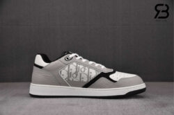 Giày Dior B27 Low-Top Grey White Black Xám Trắng Đen