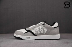 Giày Dior B27 Low-Top Grey White Black Xám Trắng Đen