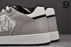 Giày Dior B27 Low-Top Grey White Black Xám Trắng Đen
