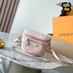 Túi LV Mini Bumbag Rose Jasmin Calfskin 17CM Best Quality