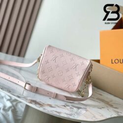 Túi LV Mini Bumbag Rose Jasmin Calfskin 17CM Best Quality