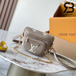 Túi LV Mini Bumbag Tourterelle Grey Crème Monogram Empreinte 17CM Best Quality