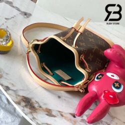 Túi LV Nano Noé Monogram Pink Rabbit 13CM Best Quality