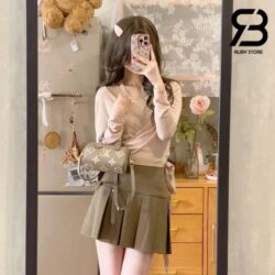 Túi LV Nano Speedy M82890 Màu Kem Dove Monogram Empreinte Best Quality