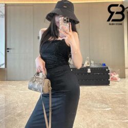 Túi LV Nano Speedy M82890 Màu Kem Dove Monogram Empreinte Best Quality