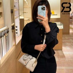 Túi LV Speedy 20 Bandoulière Monogram Màu Trắng Blanc Calfskin Best Quality