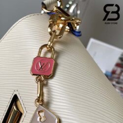 Túi LV Twist PM Màu Trắng Quartz EPI 19CM Best Quality