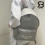 Ba Lô Dior Rider Backpack 1947 Màu Xám Calfskin 42CM Best Quality