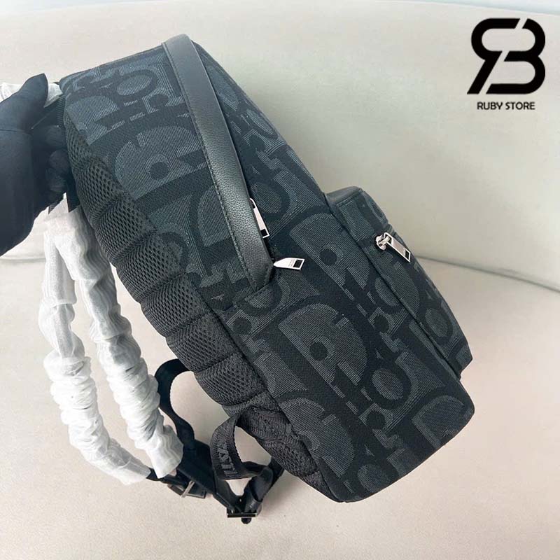 Ba Lô Dior Rider Backpack Gravity Màu Đen Jaquard 42CM Best Quality
