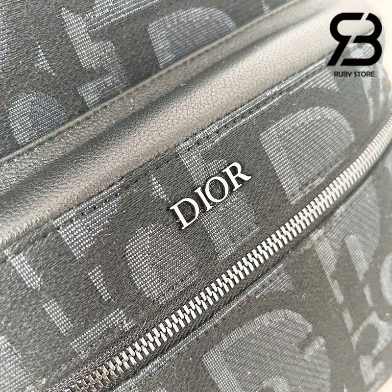 Ba Lô Dior Rider Backpack Gravity Màu Đen Jaquard 42CM Best Quality