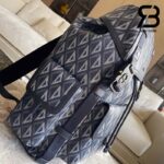 Ba Lô Large Dior Hit the Road Backpack Màu Xanh Navy Diamond Canvas 51CM Best Quality