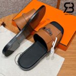 Dép Hermes Gabriel Sandal Màu Nâu Naturel Calfskin Best Quality