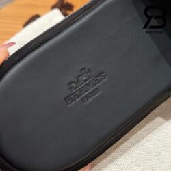 Dép Hermes Gabriel Sandal Màu Đen Calfskin Best Quality