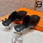Dép Hermes Iconique 60 Màu Đen Noir Best Quality