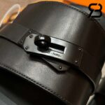 Dép Hermes Jackson Sandal Màu Đen Noir Calfskin Best Quality