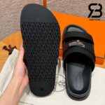 Dép Hermes Jackson Sandal Noir Epsom And Calfskin Best Quality