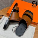 Dép Hermes Joao Sandal Màu Nâu Naturel Calfskin Best Quality