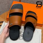Dép Hermes Joao Sandal Màu Nâu Naturel Calfskin Best Quality